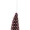8" Red, White & Gray Knit Gnome Head LED Ornament